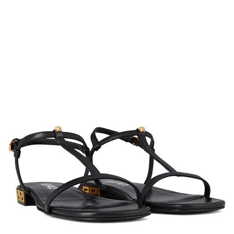 versace medusa flats sandals women